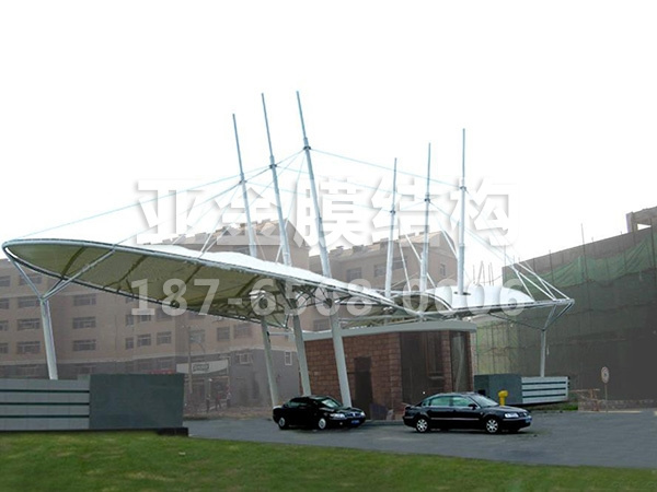 小区出口膜结构 (9)