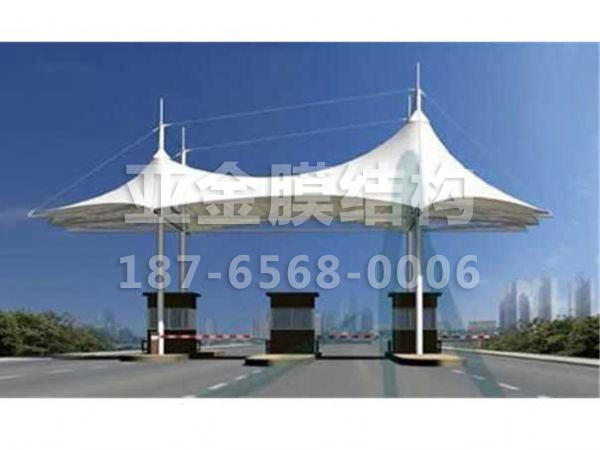 小区出口膜结构 (7)