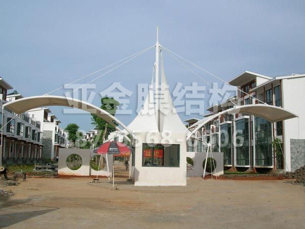 小区出口膜结构 (1)