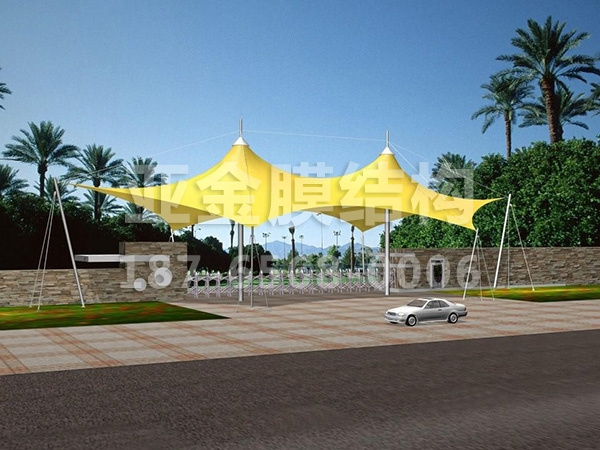 小区出口膜结构 (8)